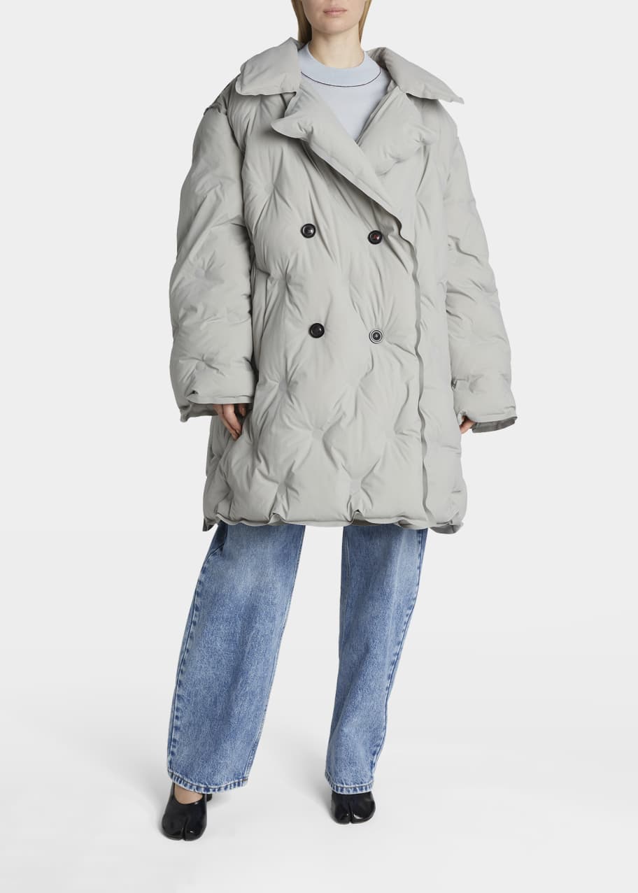 Maison Margiela Quilted Puffer Double-Breasted Coat - Bergdorf Goodman