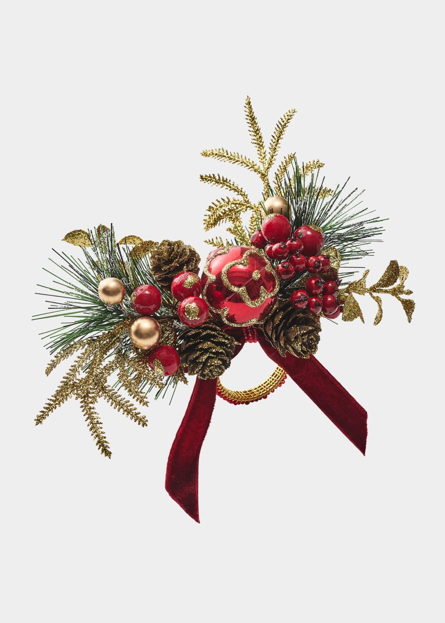 Kim Seybert Christmas Cheer Napkin Ring Bergdorf Goodman