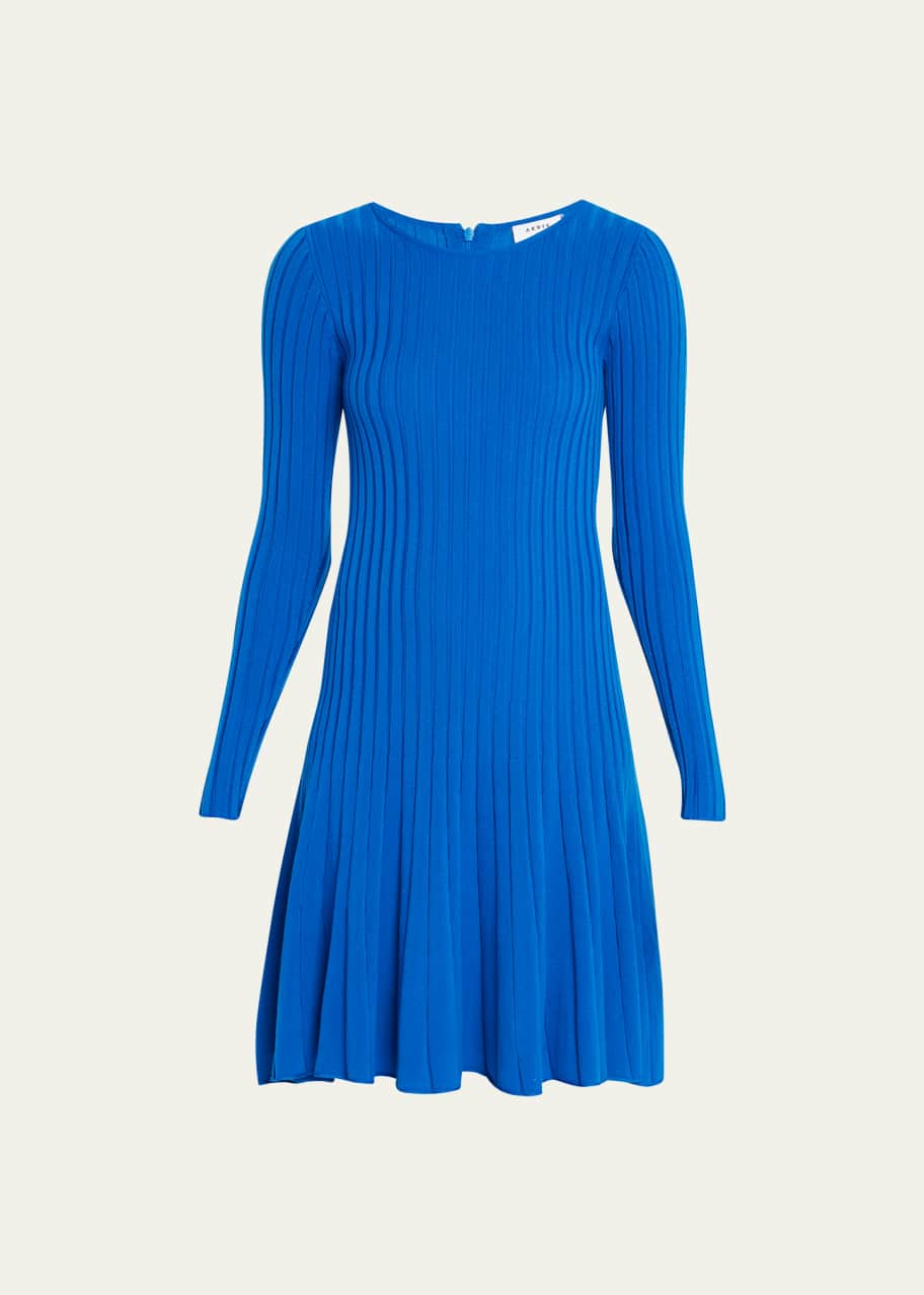 akris punto blue dress Changeant Denim Dress by Akris Punto main image 0