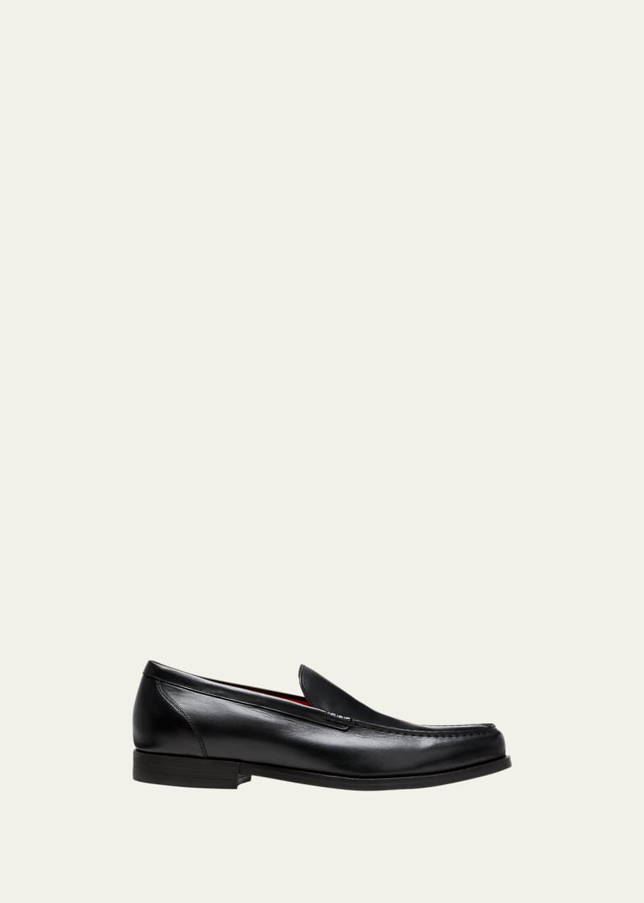 Santoni Men's Positano Leather Venetian Loafers - Bergdorf Goodman