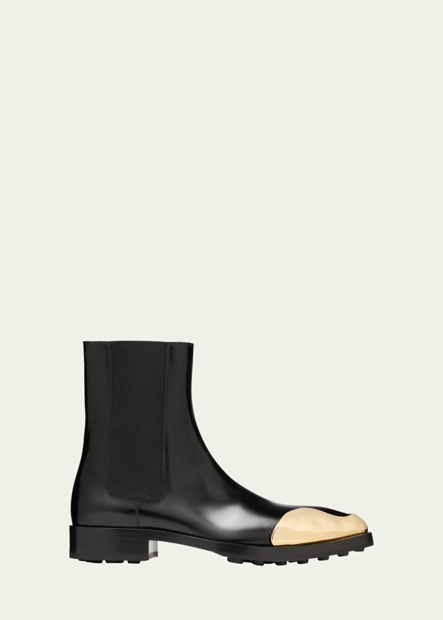 Gold store toe boots