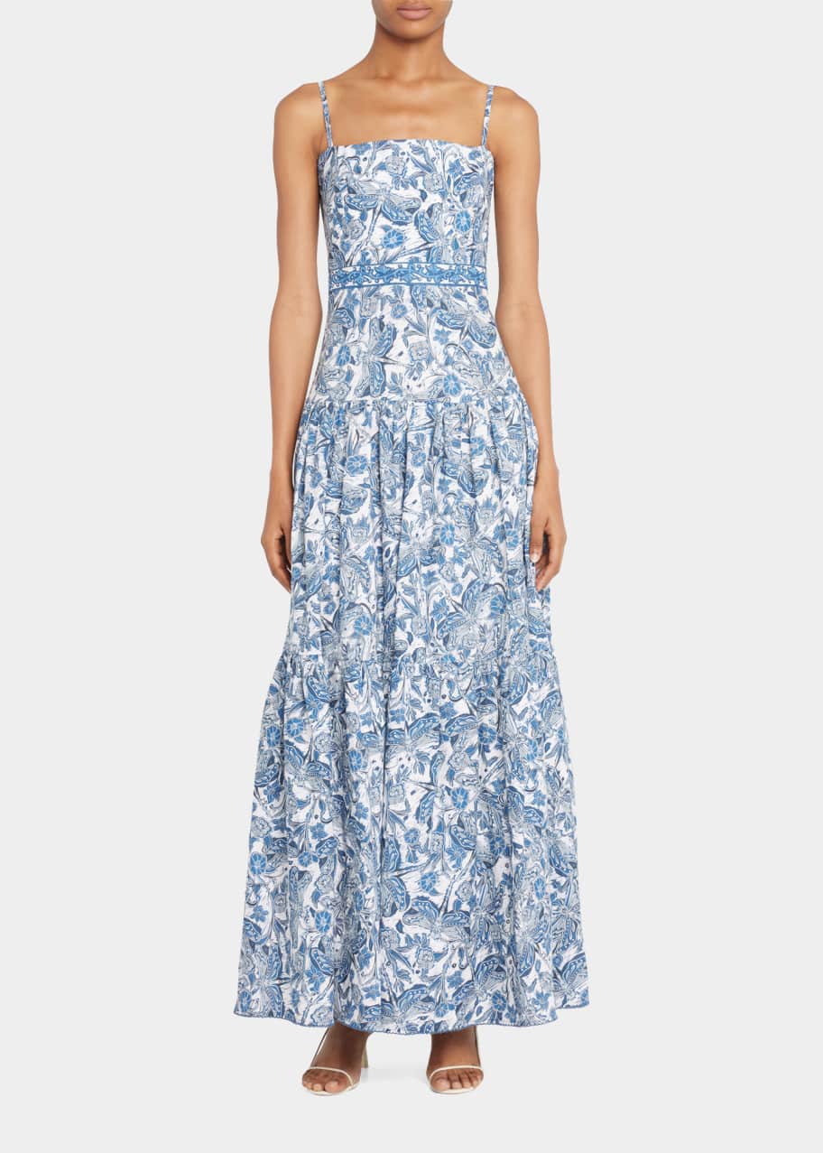 Agua by Agua Bendita Lima Libelulas Noche Maxi Dress - Bergdorf Goodman