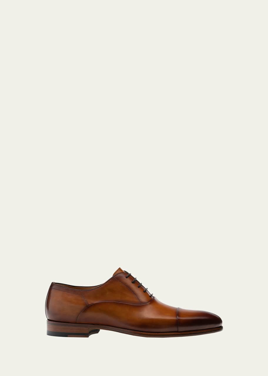 Image 1 of 1: Men's Segovia Cap-Toe Leather Oxfords
