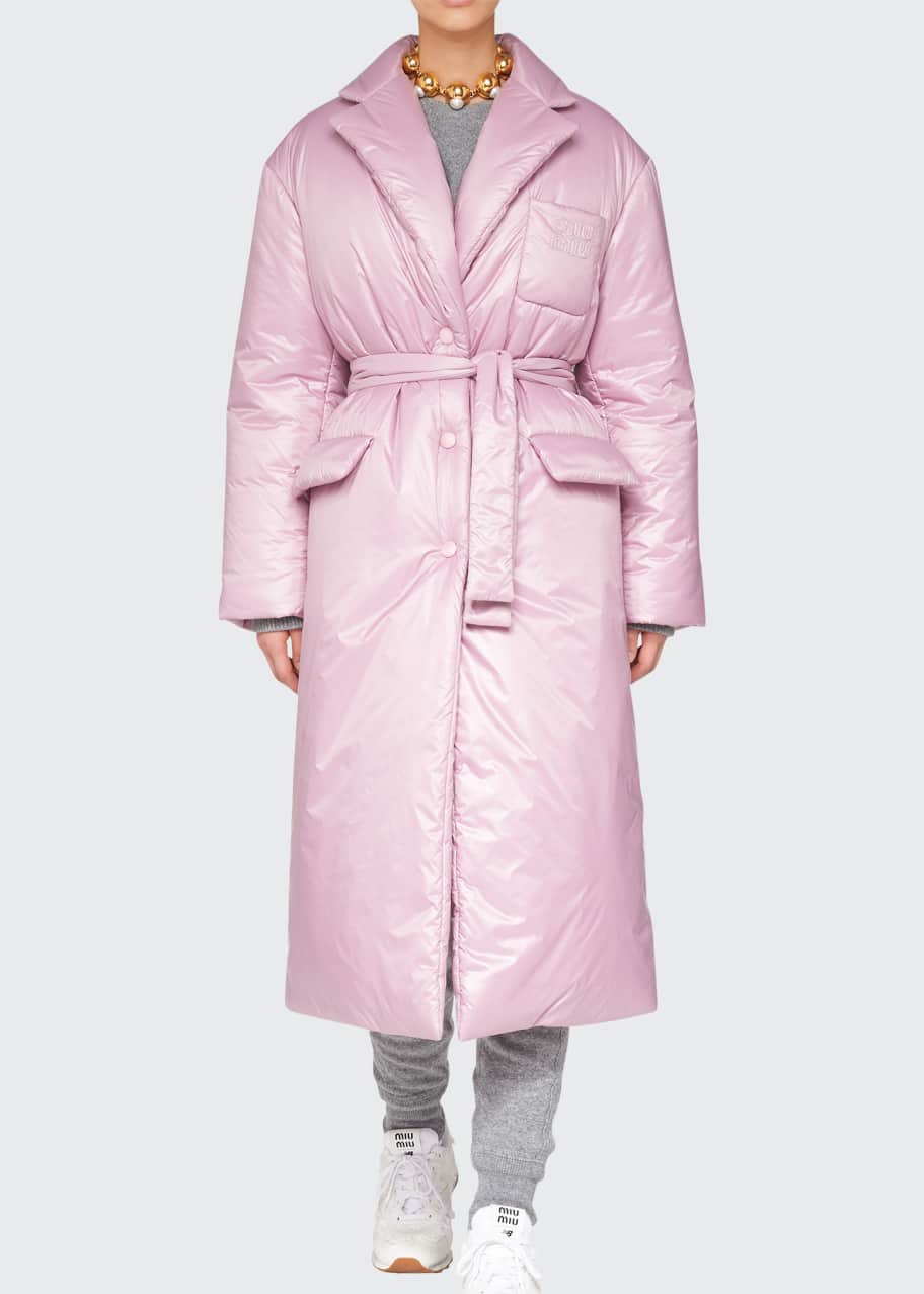 Miu miu pink coat new arrivals