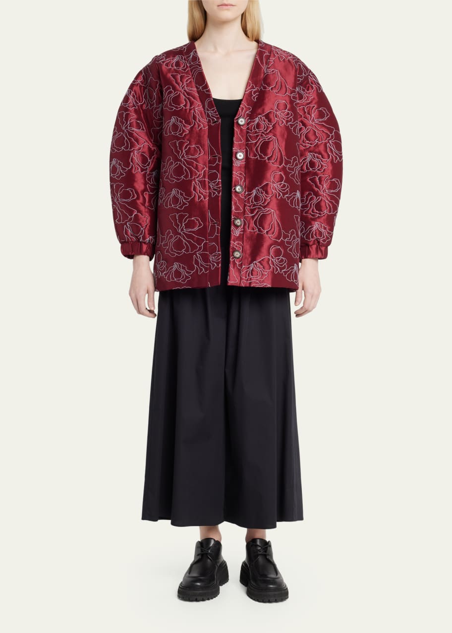 Kika Vargas Quilted Taffeta Jacket - Bergdorf Goodman