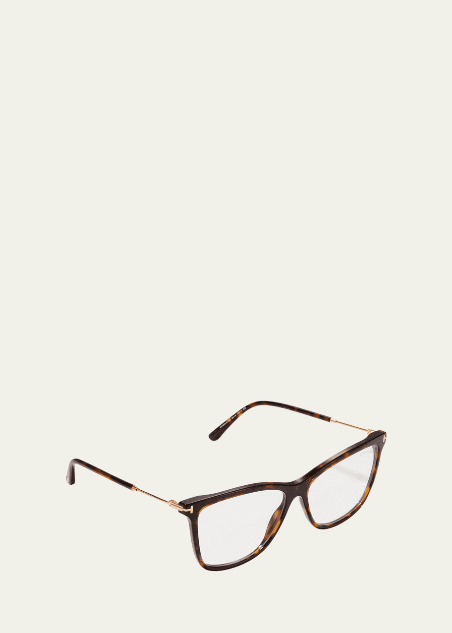 Tom ford square metal optical frame top