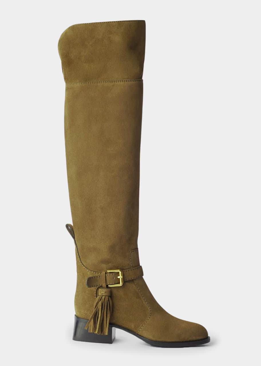 SEE BY CHLOÉ Knee High Boots See By Chloé Chany leather knee-high boots See by Chloe