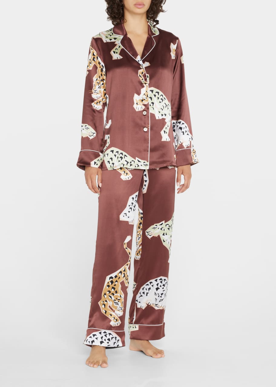 Olivia von halle shark pajamas clearance