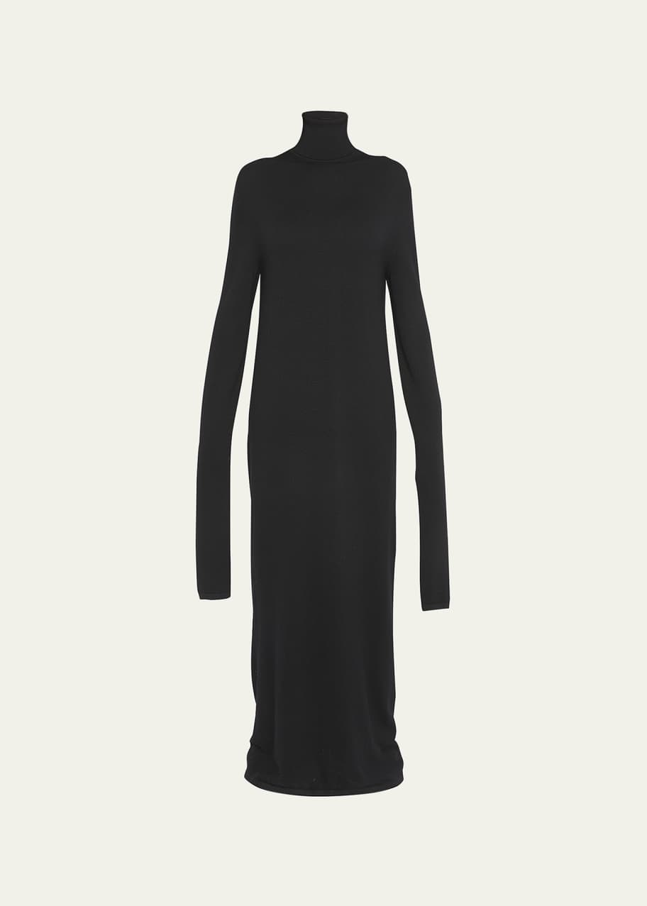 THE ROW Alicia Sweater Dress w/ Elongated Sleeves - Bergdorf Goodman
