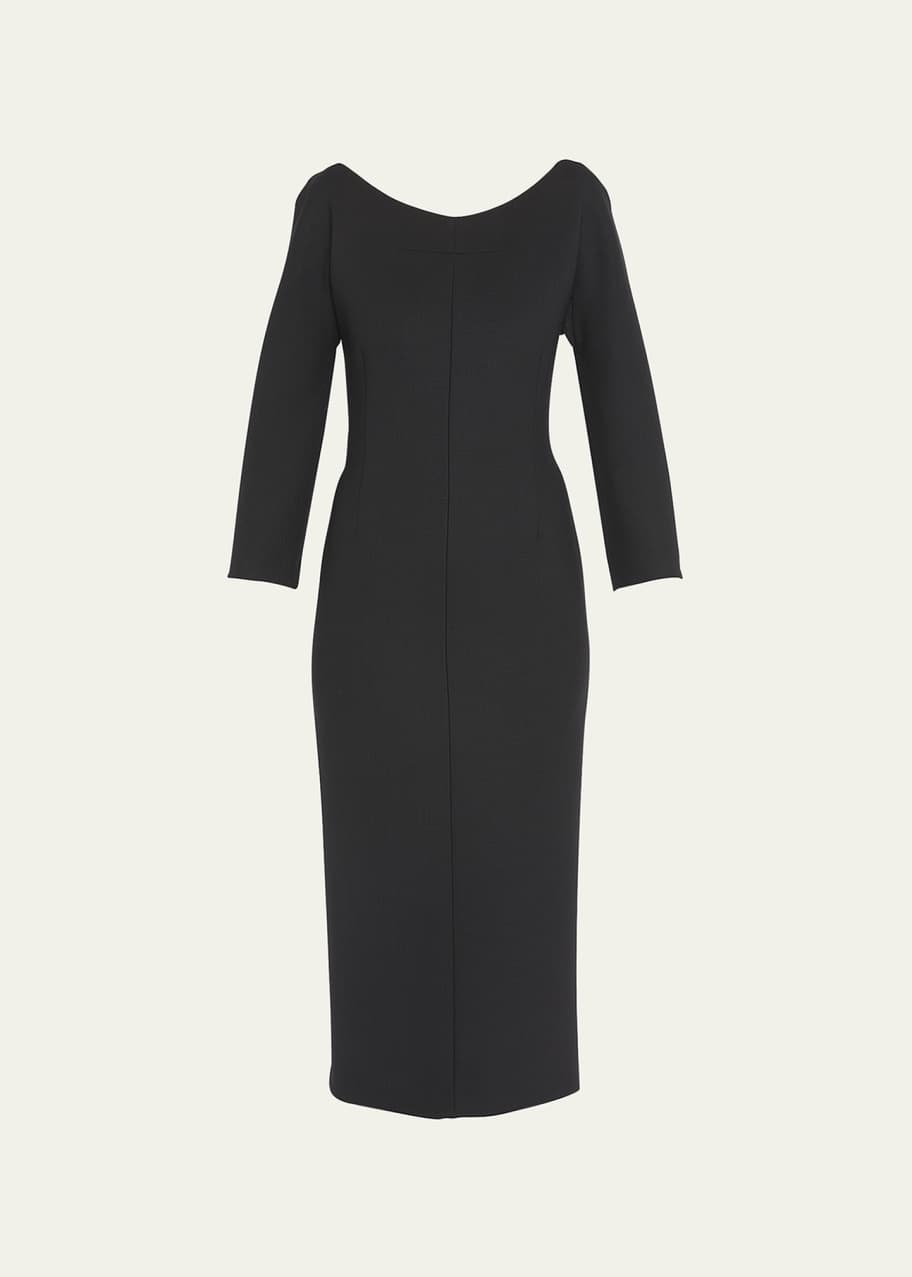 THE ROW Tulip Backless Midi Dress