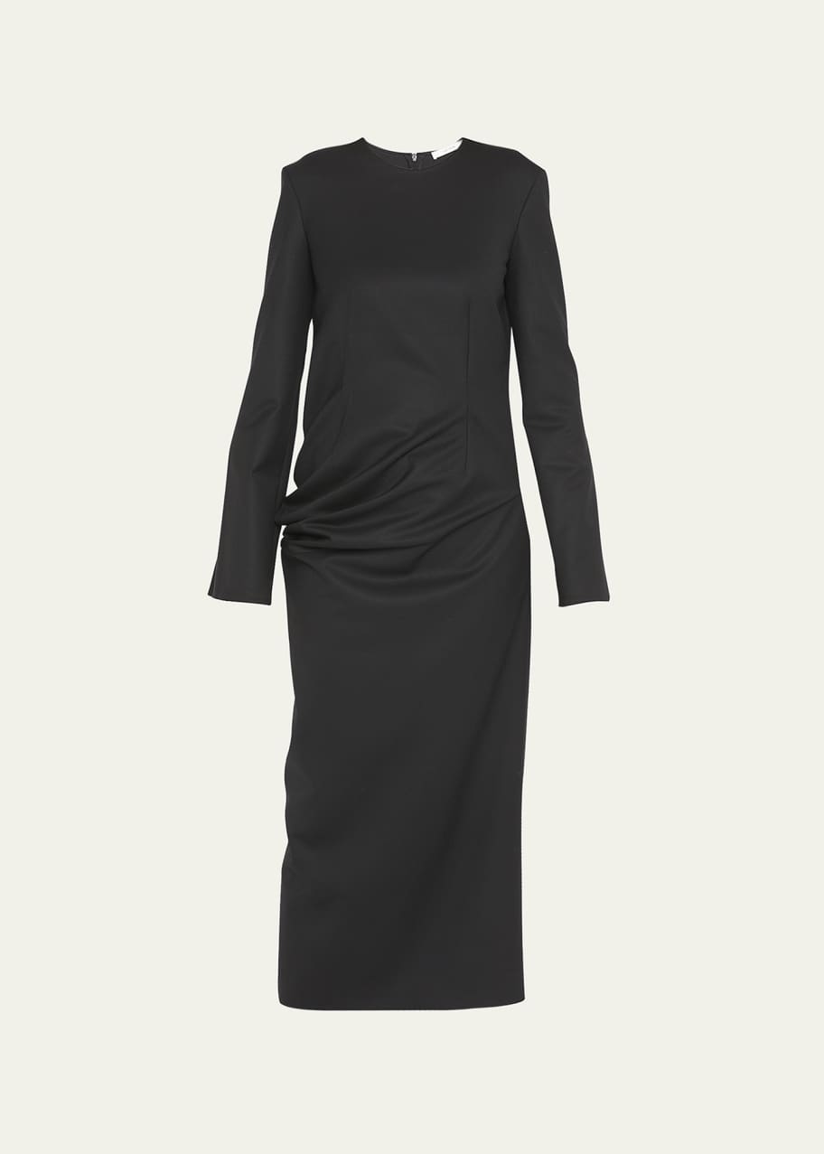 chinese dress ladies Lucienne Maxi Dress in Blush