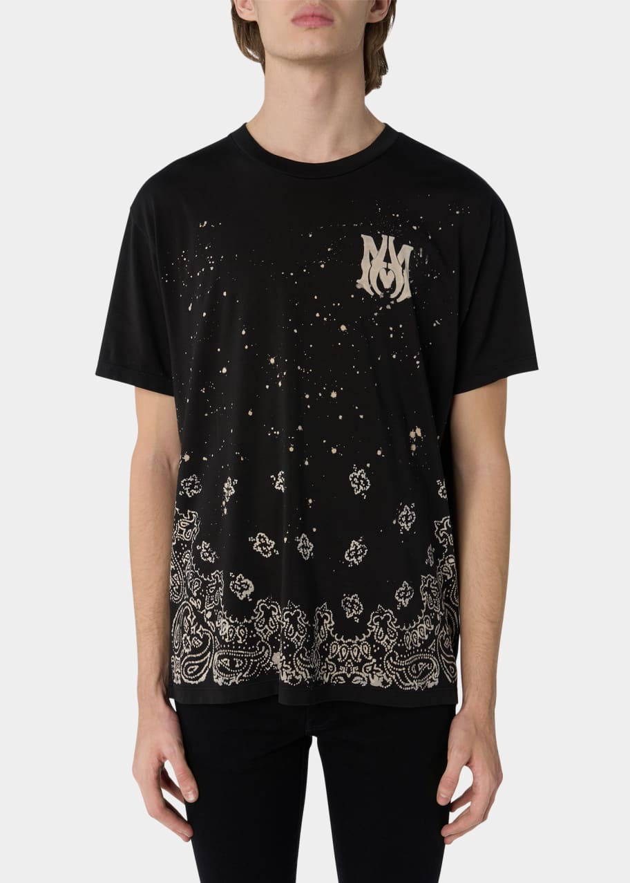 Amiri Men's Bleached Bandana T-Shirt - Bergdorf Goodman
