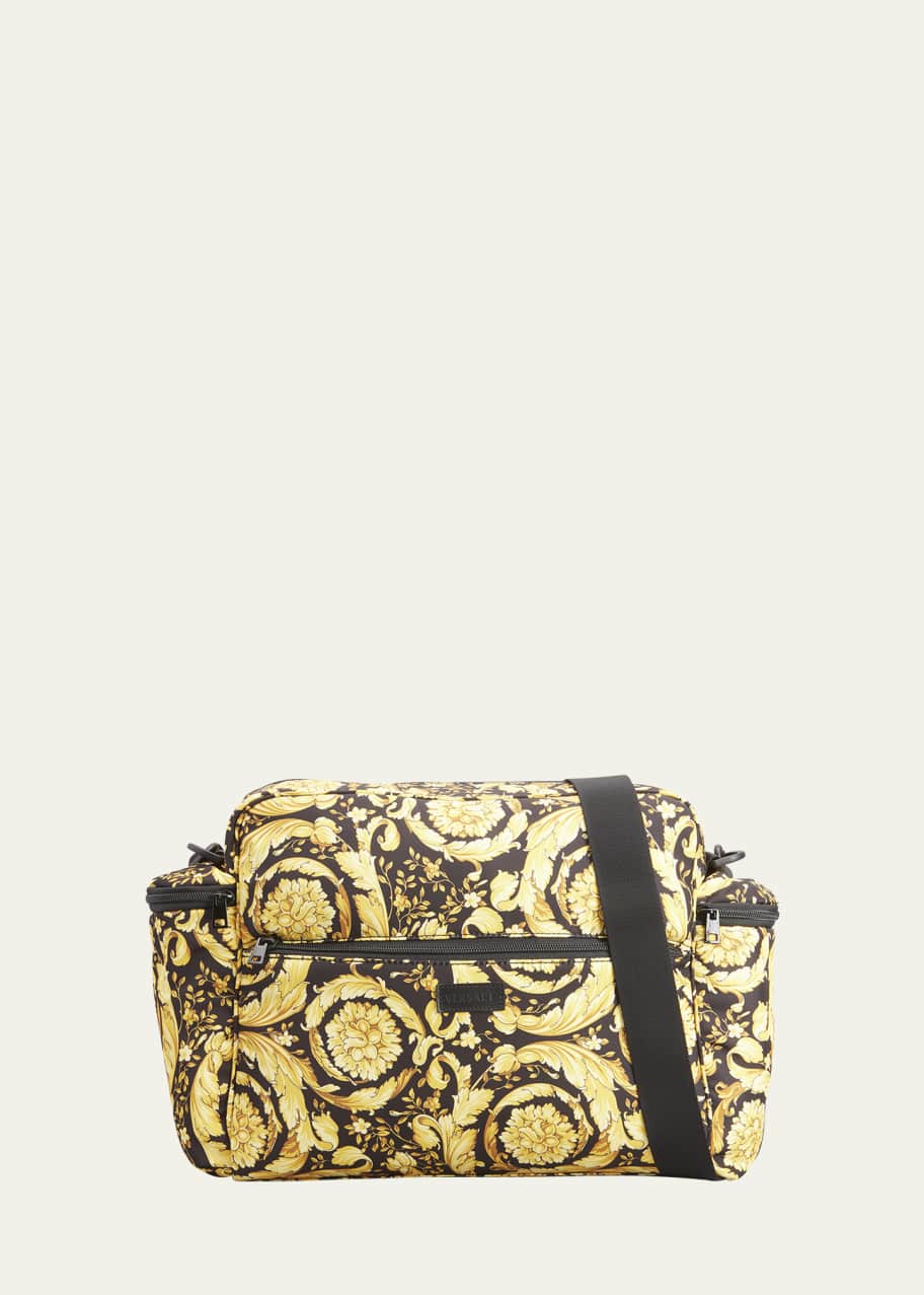 Versace Kid s Barocco Print Diaper Bag w Changing Pad Bergdorf
