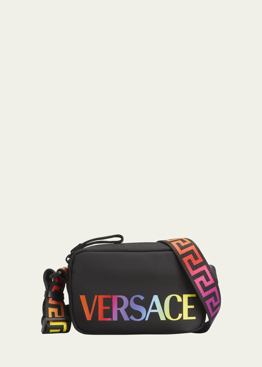Versace Girl's Greca Rainbow Camera Bag Bergdorf Goodman