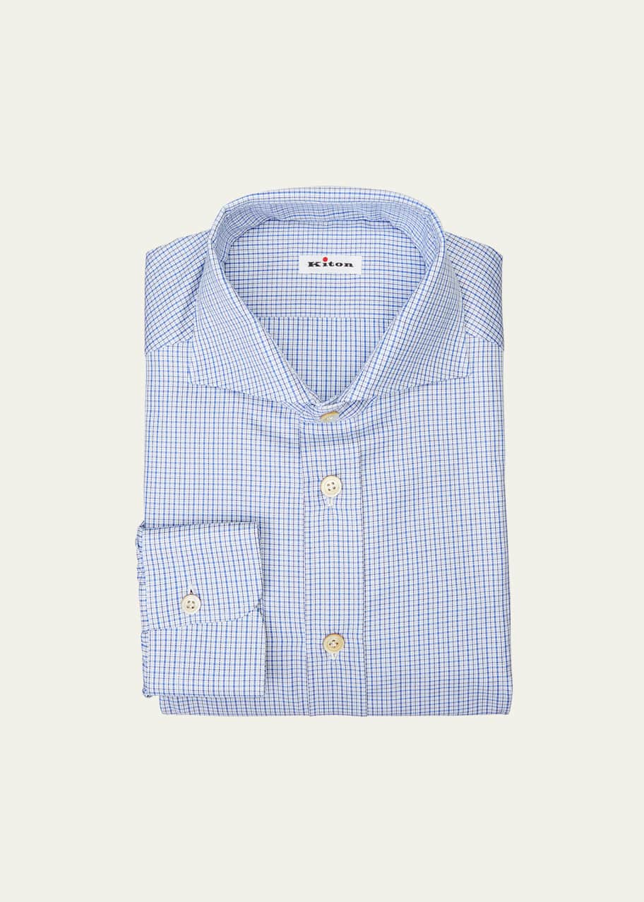 Image 1 of 1: Men's Multi-Check Dress Shirt