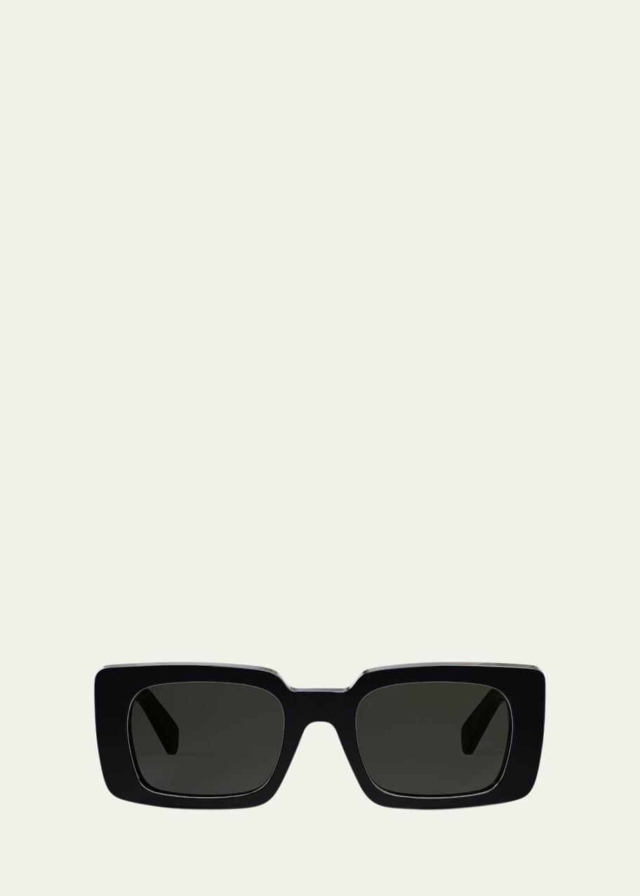 Celine Rectangle Acetate Sunglasses w/ Case - Bergdorf Goodman display picture 3