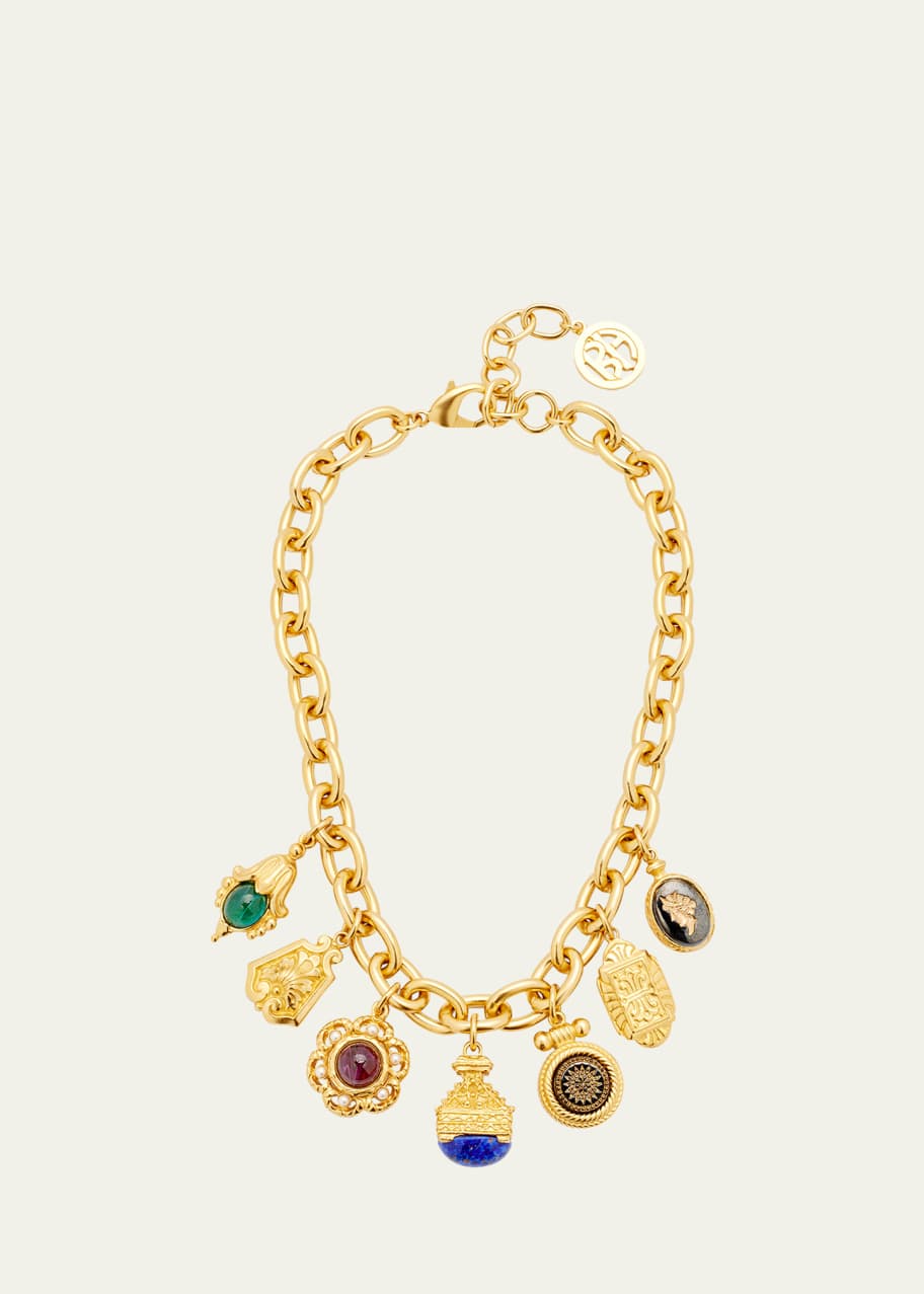 BenAmun MultiCharm Chain Necklace Bergdorf Goodman