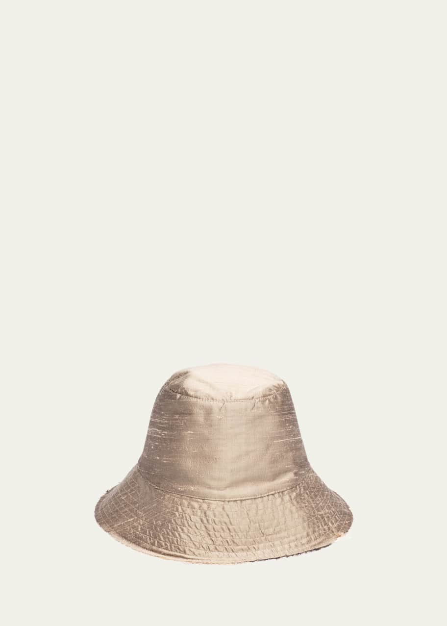 Image 1 of 1: Toby Reversible Silk Bucket Hat