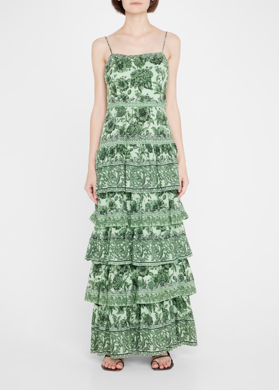 Alice and olivia floral maxi dress clearance
