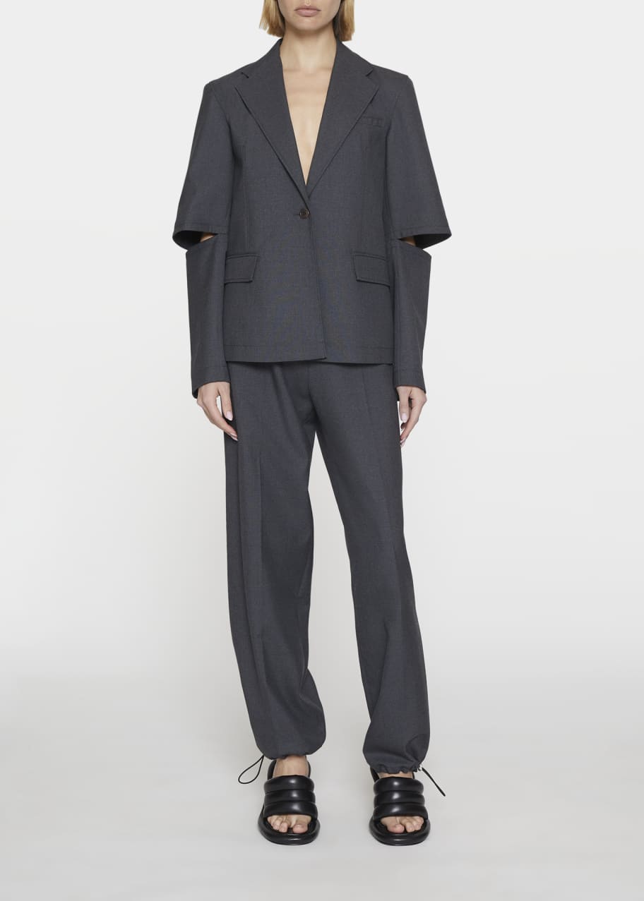 JW Anderson Single-Breasted Cut-Out Sleeve Blazer - Bergdorf