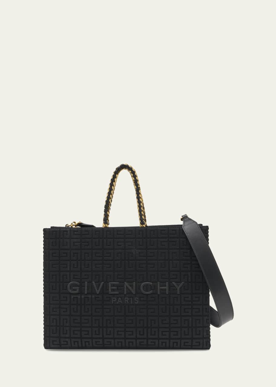 バッグ Givenchy archive tote bag 4Glogo lether Givenchy G-Tote Medium Shopping Bag in 4G Logo Canvas with Chain