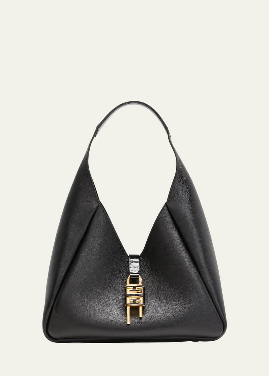 Givenchy G Hobo Medium in Grained Leather with Padlock Bergdorf Goodman