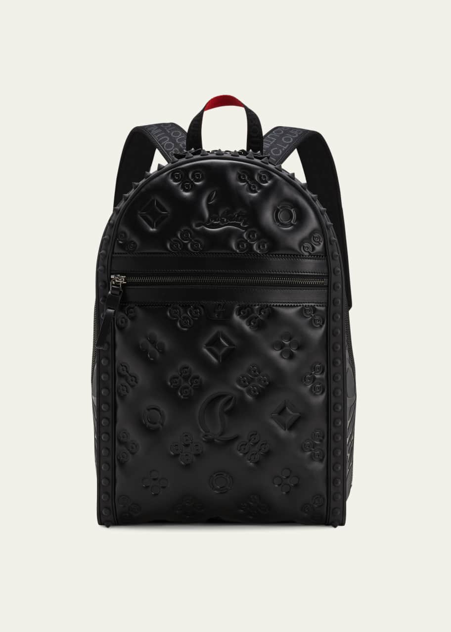 Ottomar monogrammed leather backpack deals