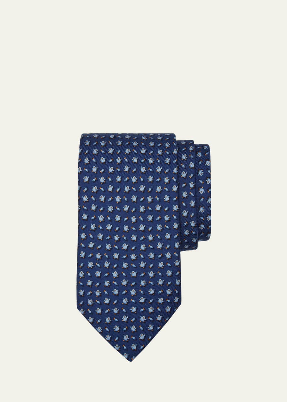 ferragamo penguin tie