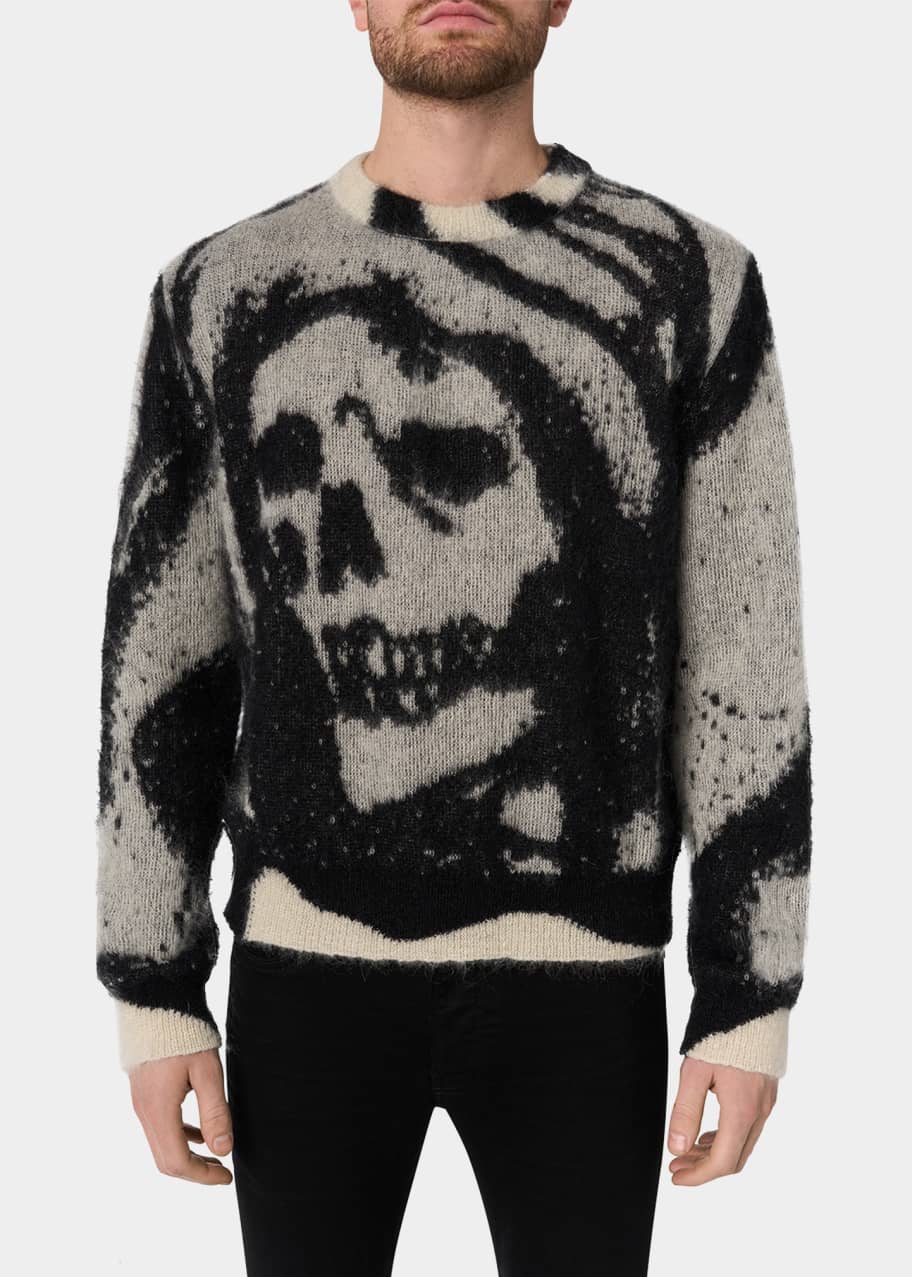 美品 AMIRI × Wes Lang 22AW スカル フリンンジ ニット Amiri x Wes Lang Men's Reaper Sweater - Bergdorf Goodman
