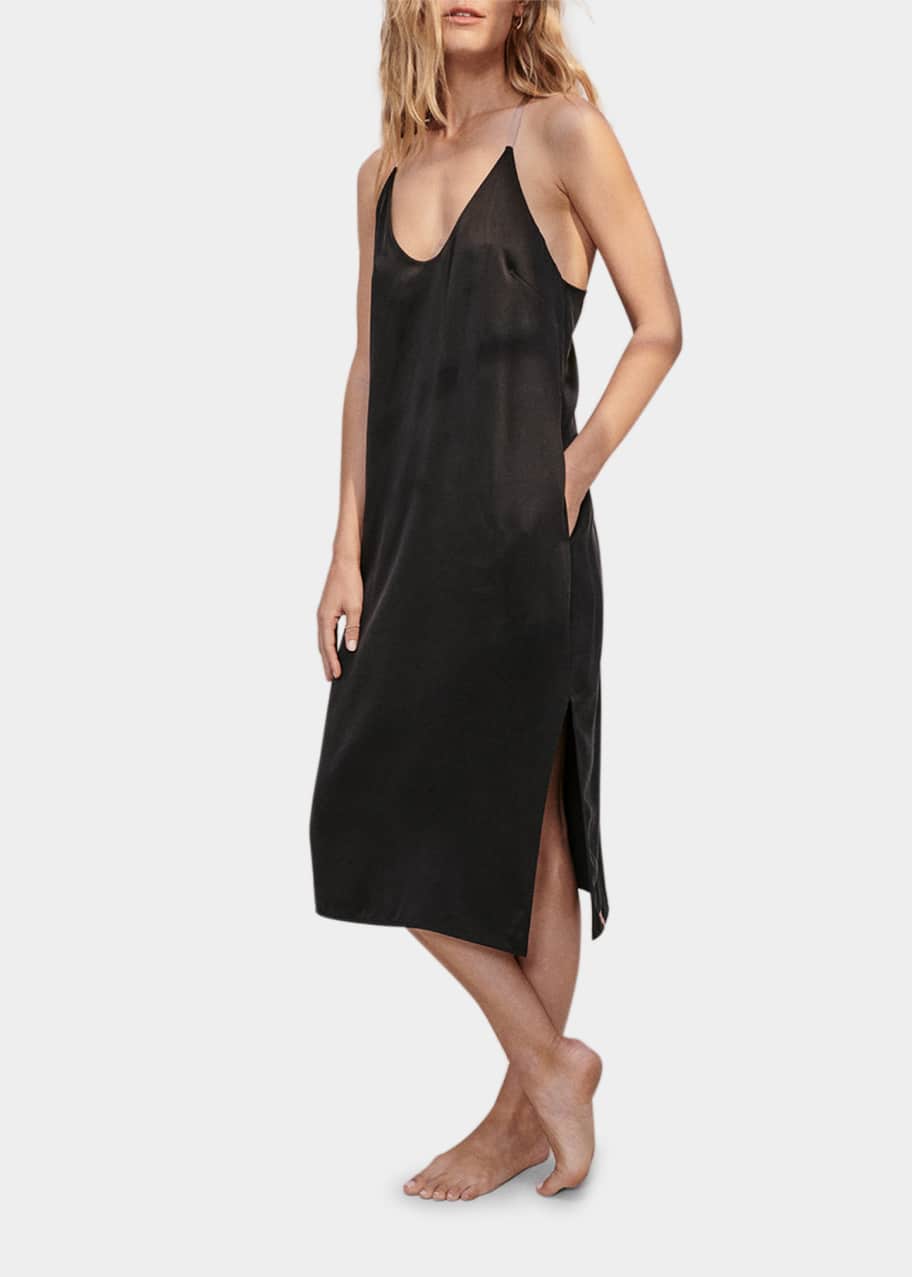lunya silk slip dress Lunya