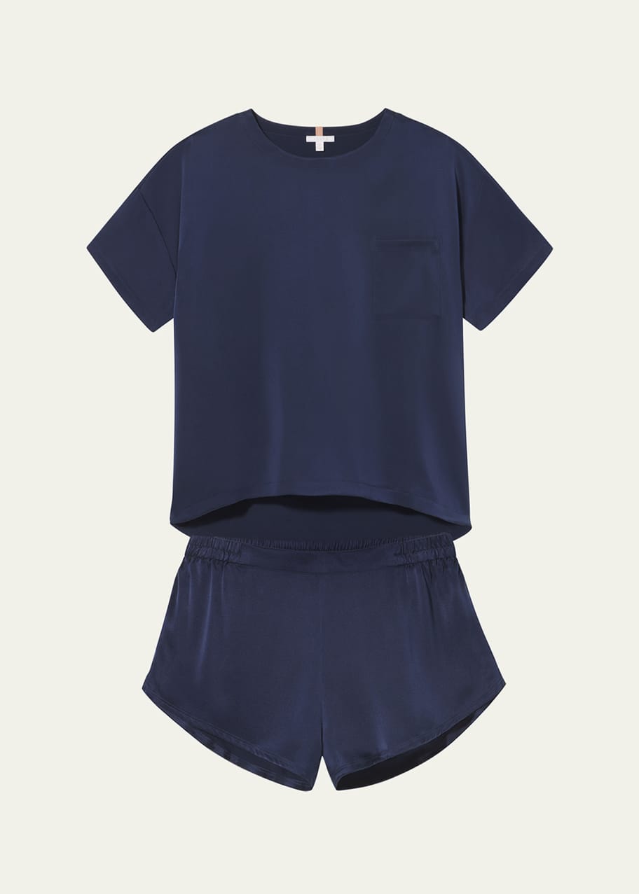 Image 1 of 1: Washable Silk Tee Set