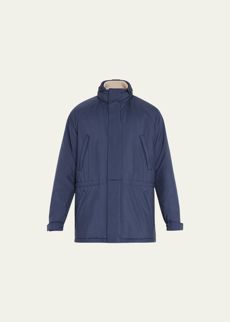 Loro Piana Men's Hideaway Hood Storm Jacket Bergdorf Goodman
