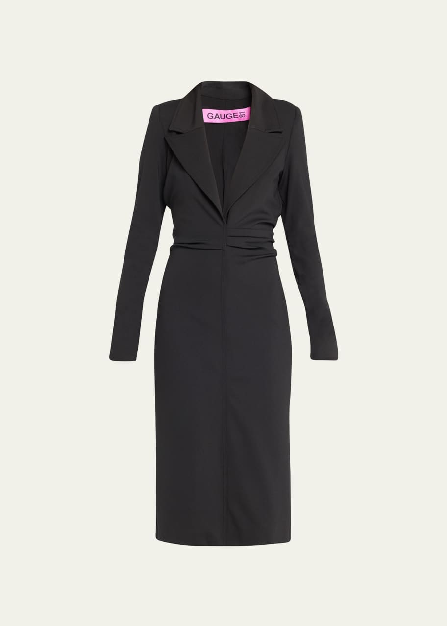 Gauge 81 Moata V Neck Blazer Midi Dress Bergdorf Goodman