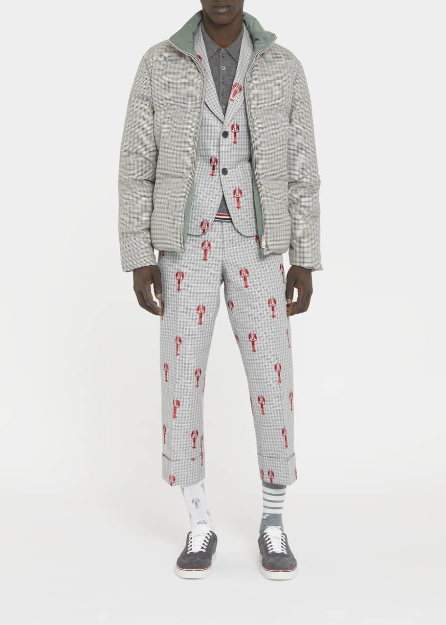 Thom Browne Men's Reversible FunnelNeck Puffer Jacket Bergdorf Goodman