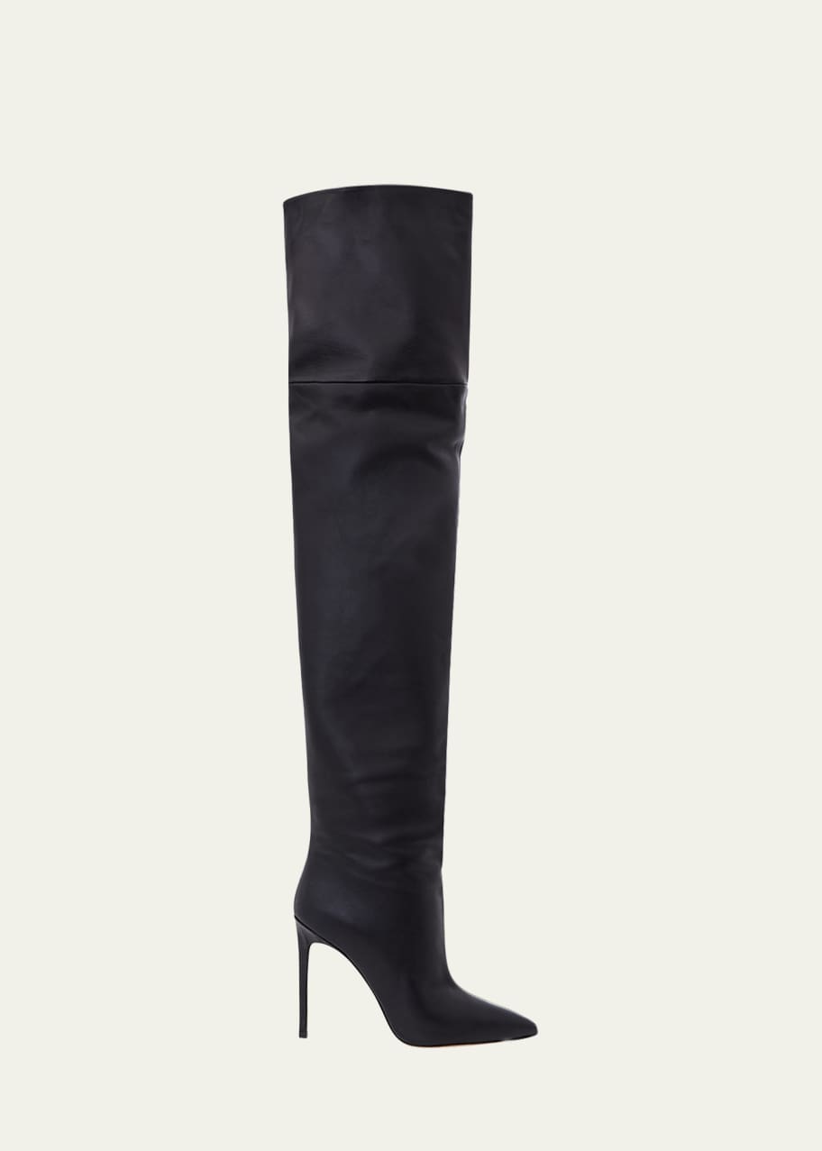 Paris Texas Leather Over-The-Knee Stiletto Boots - Bergdorf Goodman