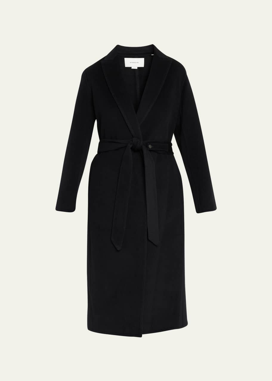 Vince Long Belted WoolCashmere Coat Bergdorf Goodman