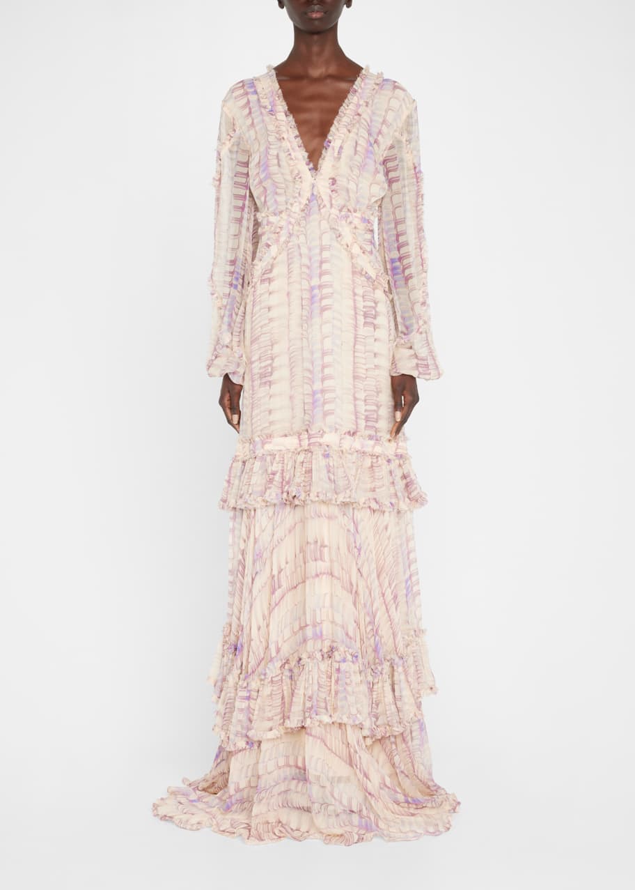 Alexis floriane ruffle dress top