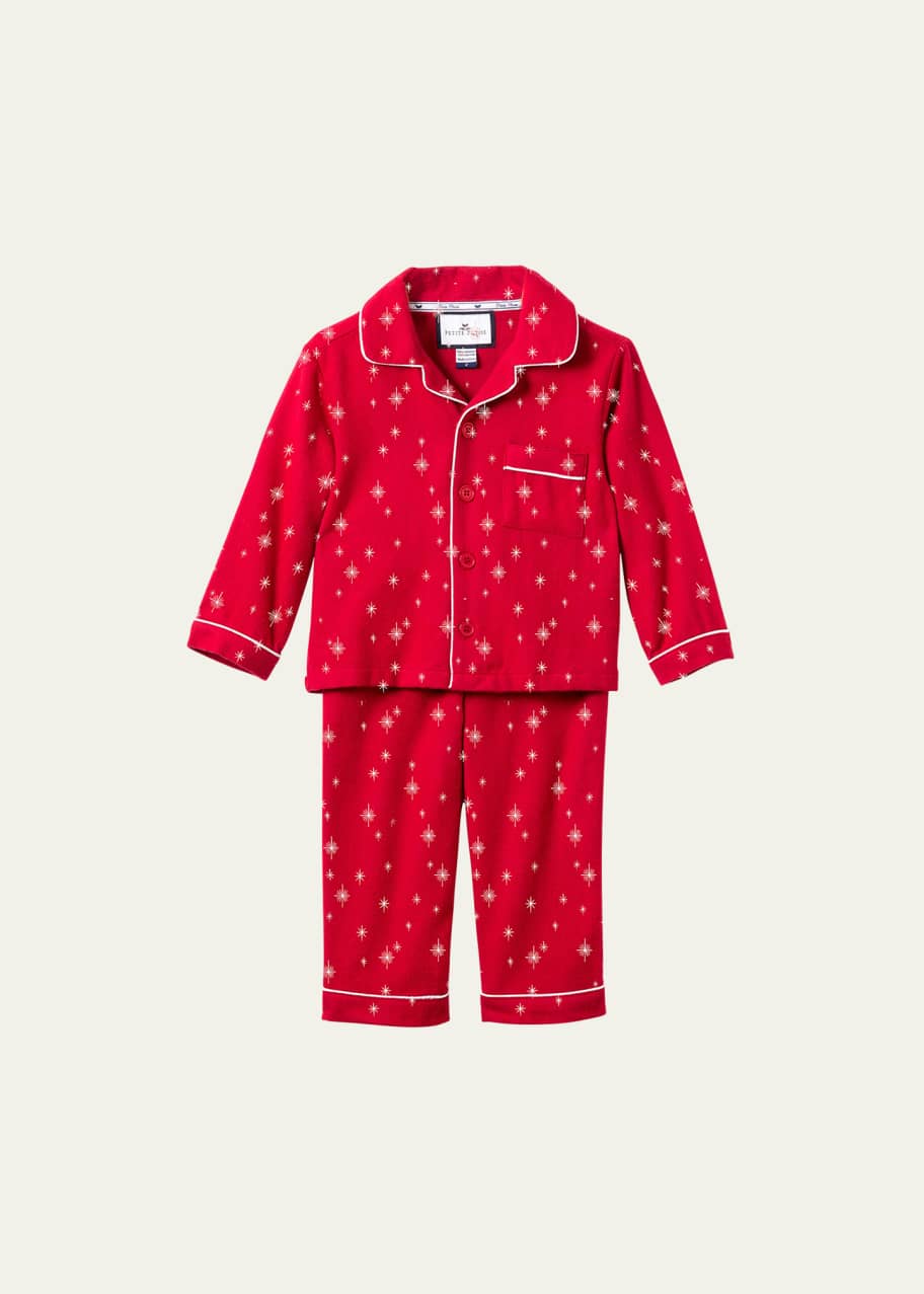 Image 1 of 1: Kid's Starry Night 2-Piece Pajama Set, Size 6M-14