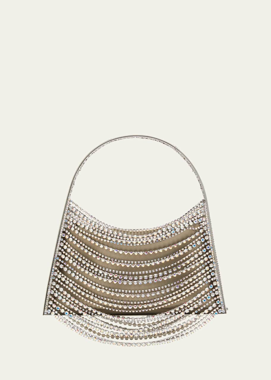 Benedetta Bruzziches Lucia in the Sky Crystal Top-Handle Bag