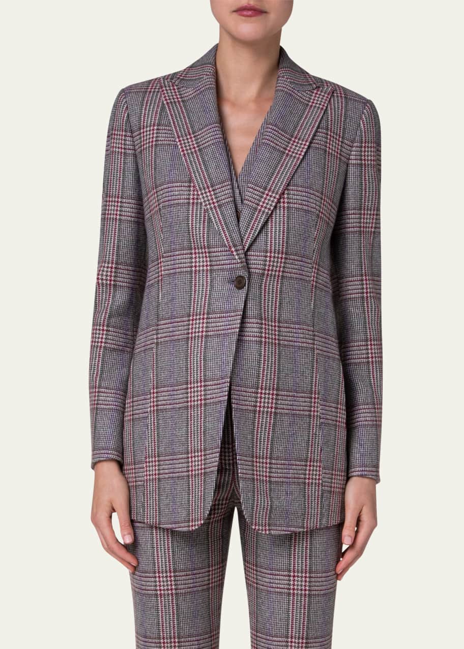 Image 1 of 1: Martin Prince De Galles Cashmere Jacket