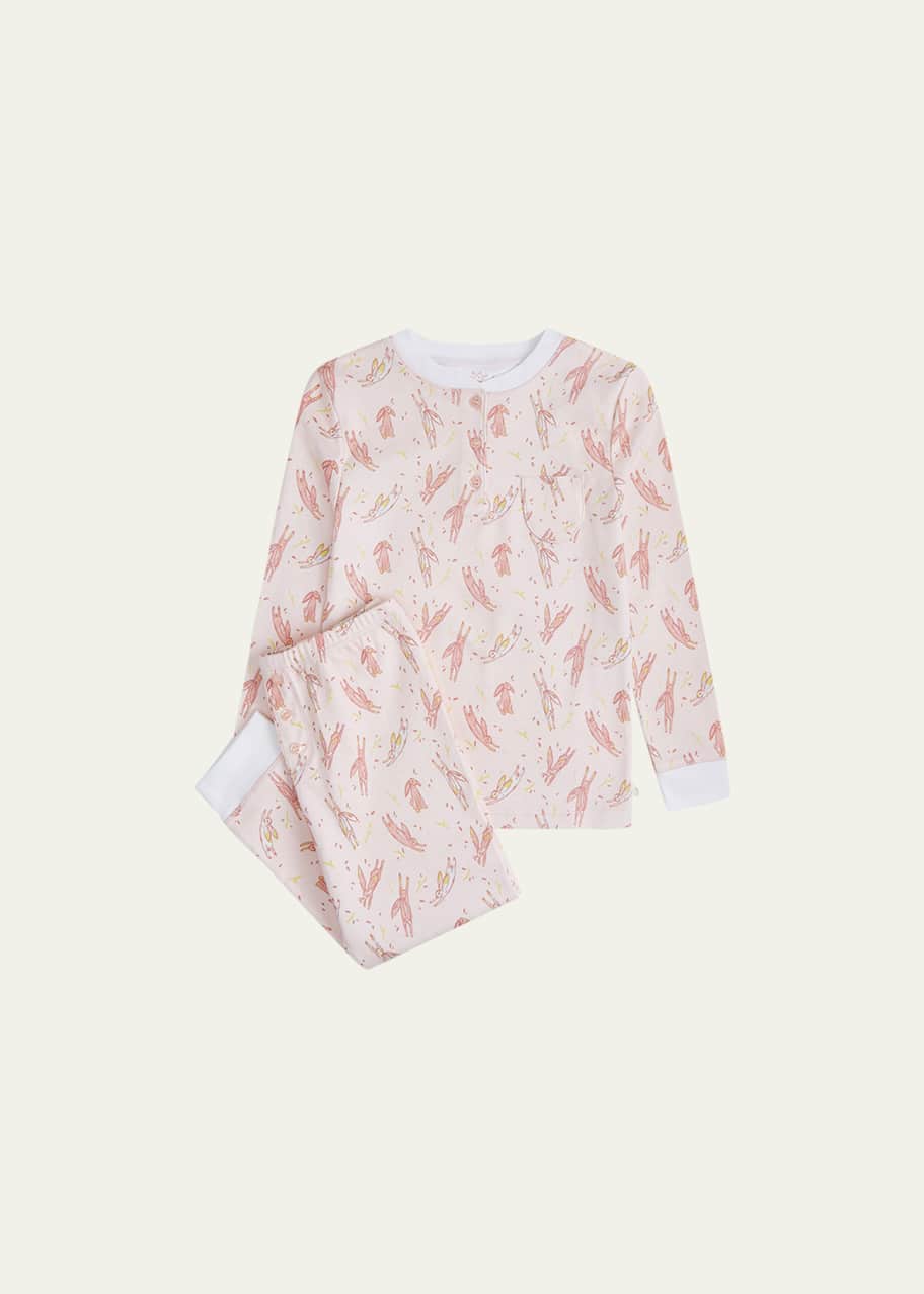 Image 1 of 1: Kid's Mini Little Bunny Pajama Set, Size 2-8
