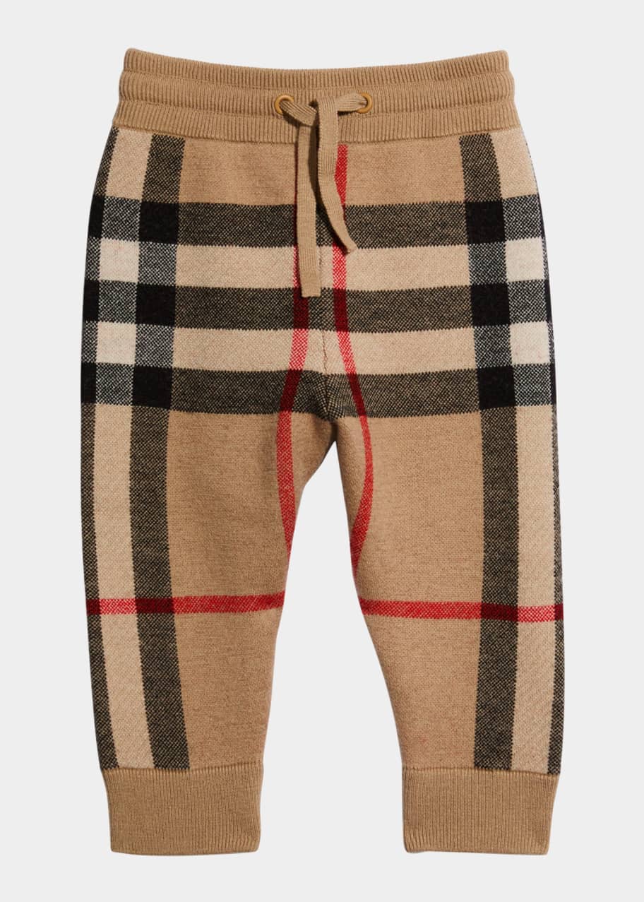Boy s Gerard Check Print Joggers Size 6M 2
