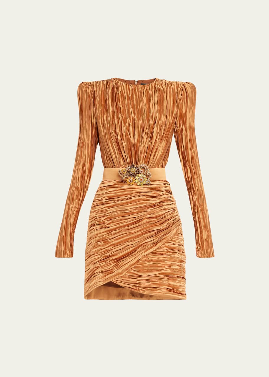 knee length dresses for ladies Let Go Yellow Ruched Mini Dress main image 0