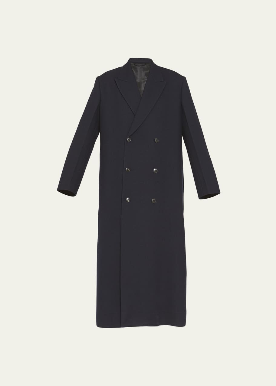 Quira Extra Long Double Breasted Wool Overcoat Bergdorf Goodman