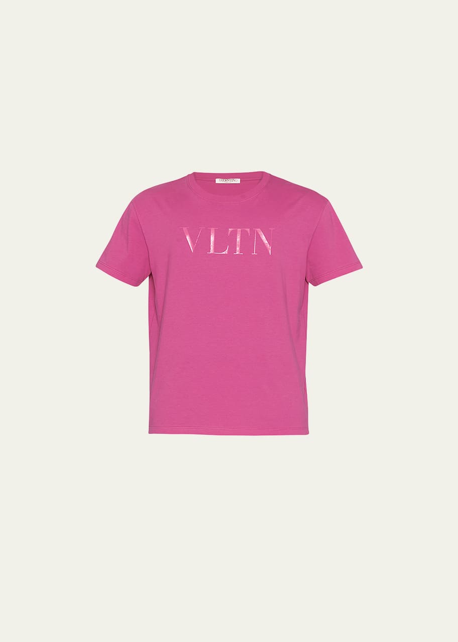 Valentino Garavani Men s Tonal VLTN Crew T Shirt Bergdorf Goodman