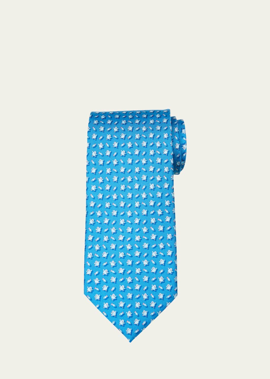 ferragamo duck tie