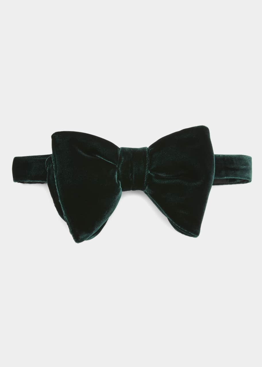 TOM FORD Men's Velvet Bow Tie Bergdorf Goodman