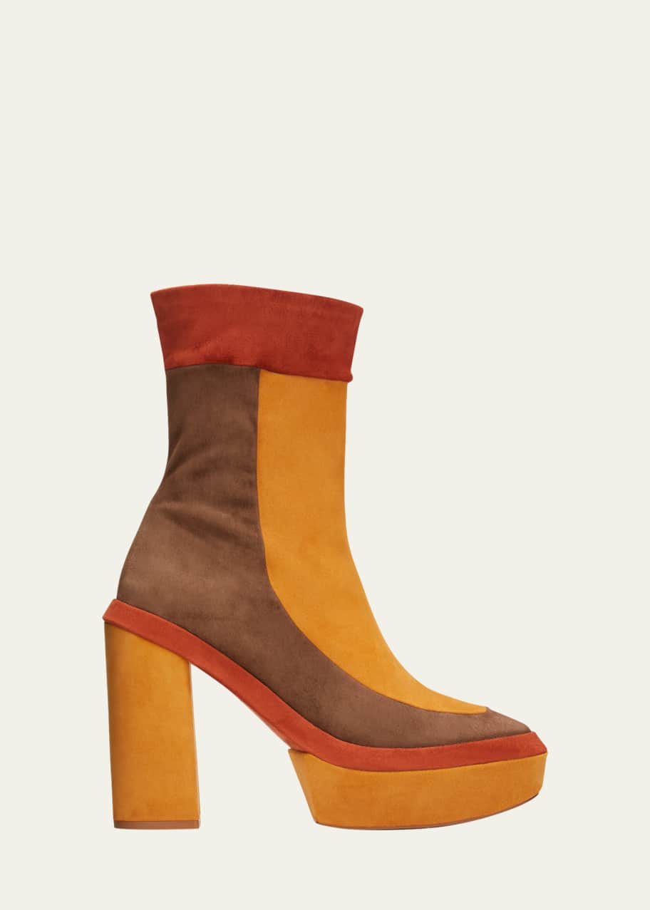 Clergerie Paris Joshi Suede Platform Boots Bergdorf Goodman