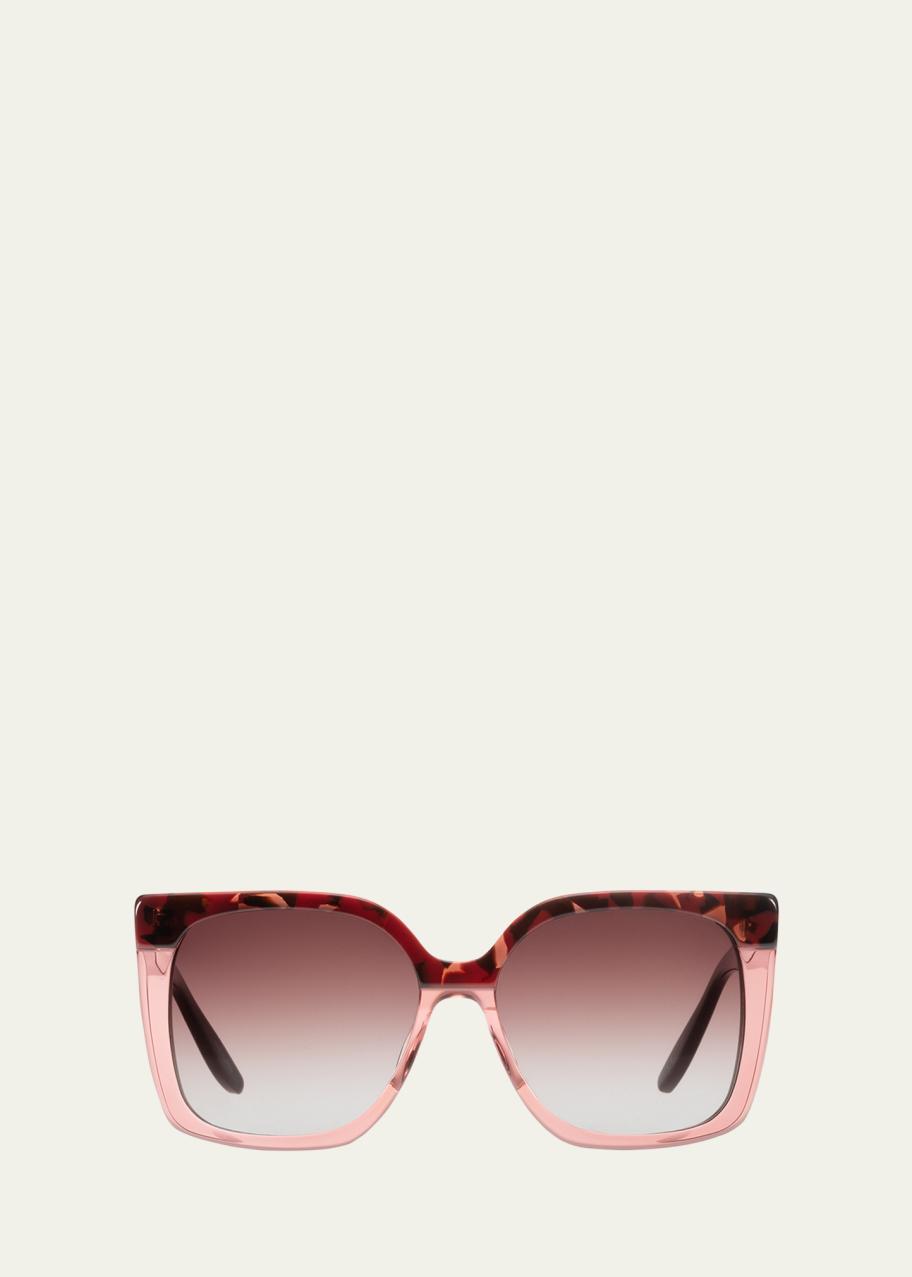 Barton Perreira Vanity Square Acetate Sunglasses - Bergdorf  display picture 1