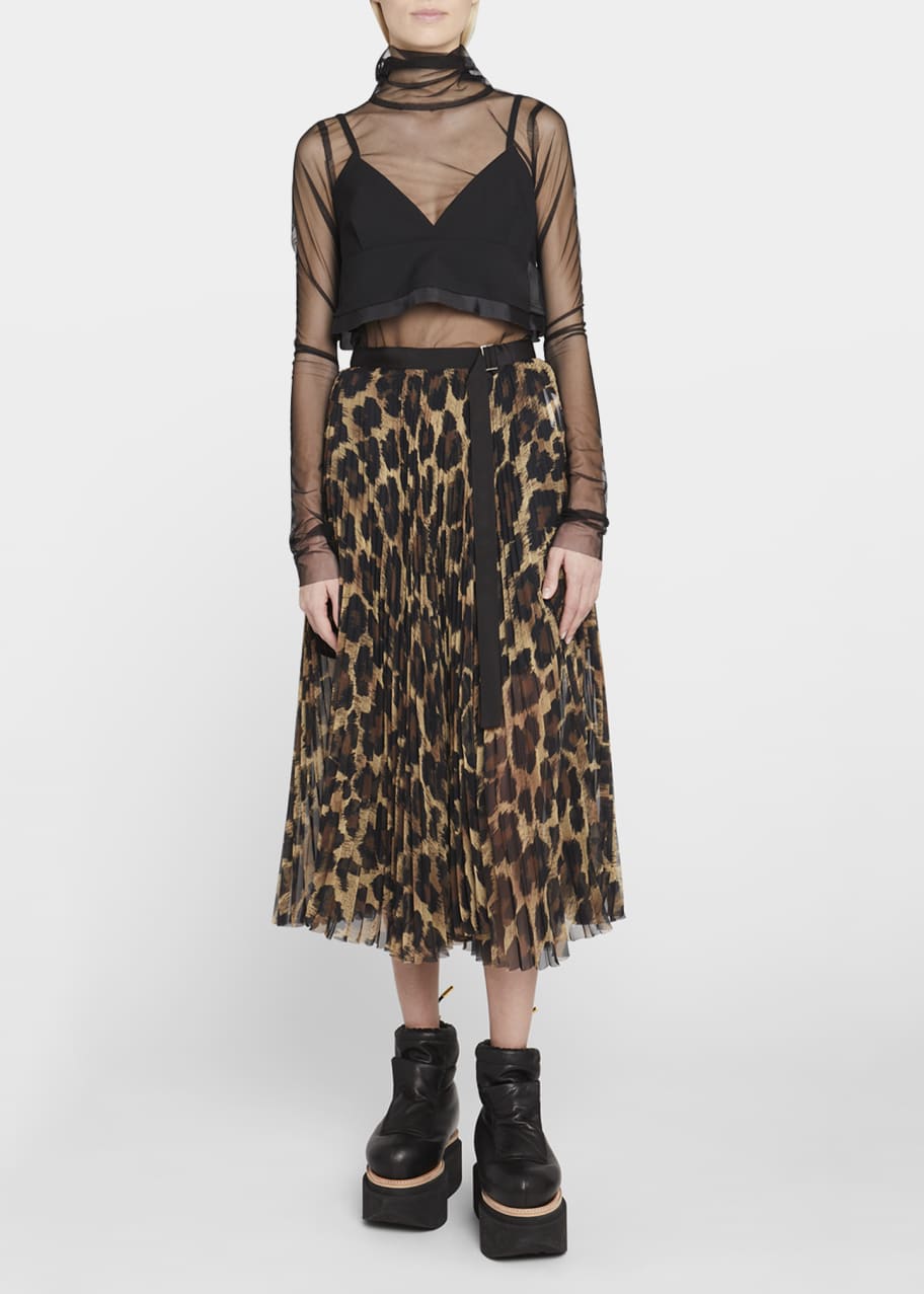 Leopard Print Skirt | sacai Official Store サカイ オフィシャル